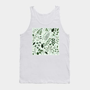 Simple Pattern 8 - Nature, flowers, green Tank Top